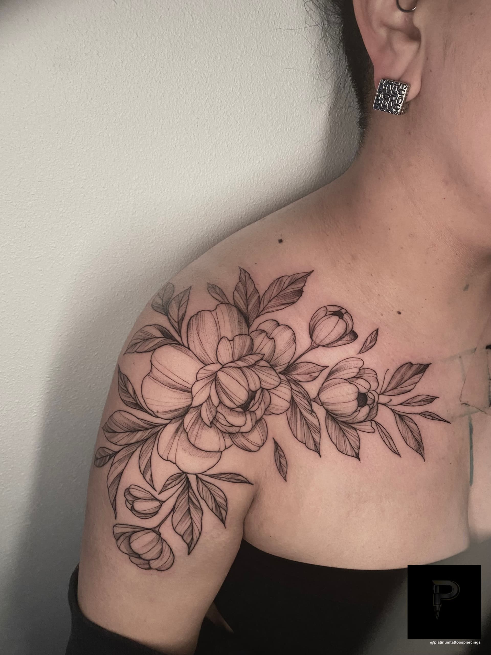 Linework tattoo by Remy at Platinum Tattoos & Piercings, San Antonio TX